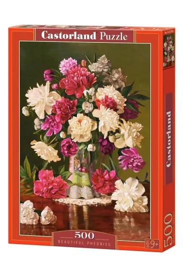 Puzzle 500 el. Beautiful Pheonies Castorland