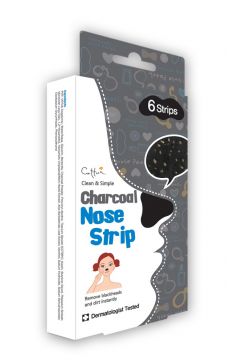 Cettua Charcoal Nose Strip 6 paski na nos z aktywnym wglem 6 szt.