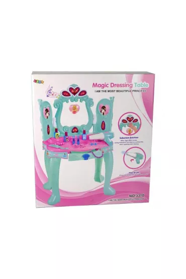 Toaletka z d�wi�kiem i �wiat�em mi�towa LeanToys