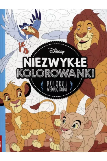 Disney. Niezwyk�e kolorowanki. Koloruj wed�ug kodu