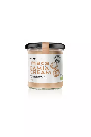 Diet-Food Krem z orzechw macadamia bez dodatku cukru 300 g Bio