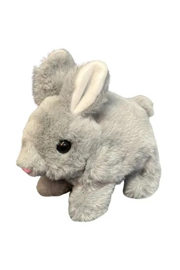 Maskotka Zaj�c Kr�lik szary 18cm LeanToys