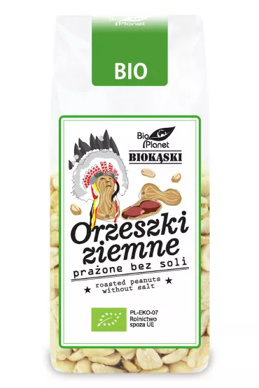 Bio Planet Orzeszki ziemne pra�one bez soli 150 g Bio
