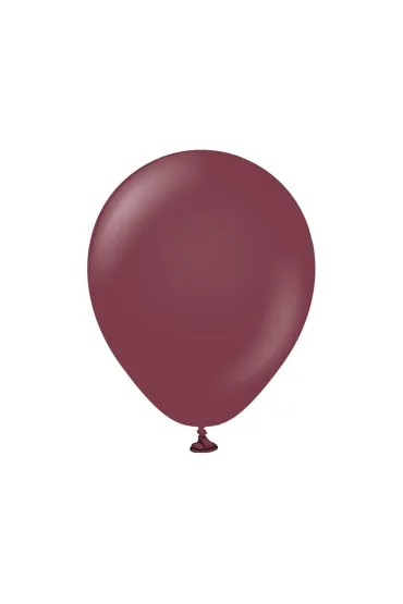Balony Kalisan bordowe 100 szt
