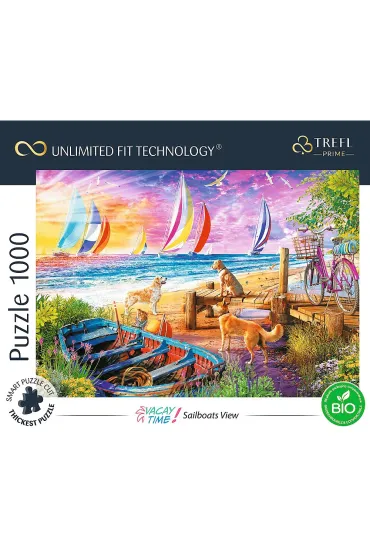Puzzle 1000 el. Sailboats View Trefl
