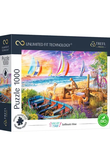 Puzzle 1000 el. Sailboats View Trefl