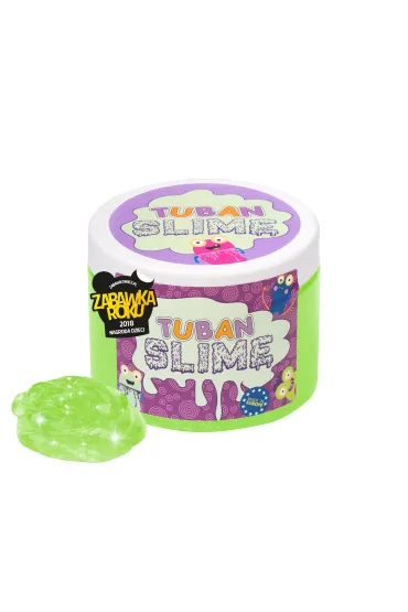 Tuban Super Slime brokat neon zielony 0,5 KG