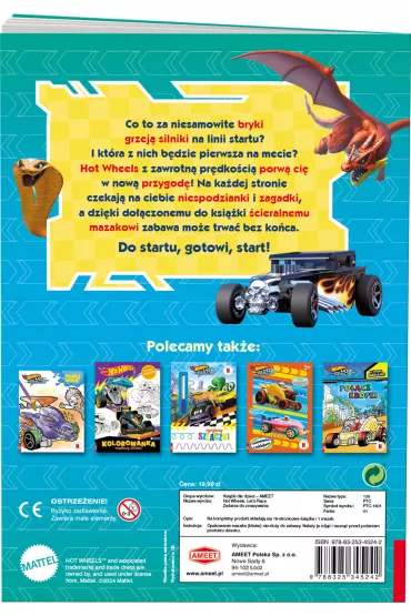 Hot Wheels. Let's race. Zadania do zmazywania
