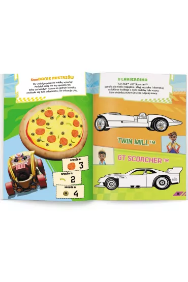 Hot Wheels. Let's race. Zadania do zmazywania