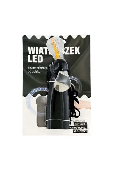 MCD Wiatraczek led czarny