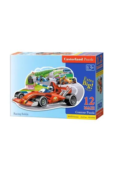 Puzzle 12 el. Wy�cig bolid�w Castorland
