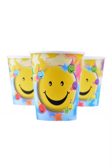 Arpex Kubki papierowe bu�ka Party Time DC9074 180 ml 8 szt.