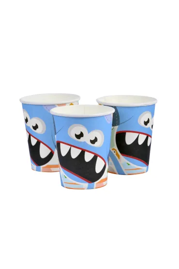 Kubki Pillow Monsters 180/200ml 8 szt.