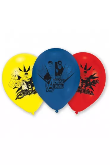 Amscan Balony lateksowe Avengers 22,8 cm