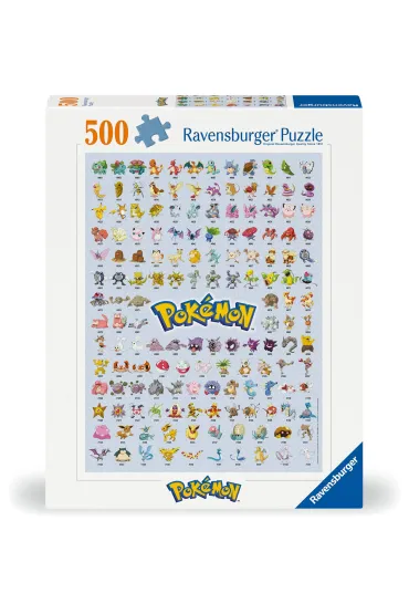 Puzzle 500 el. 2D 2D: Pokemon Postacie Ravensburger