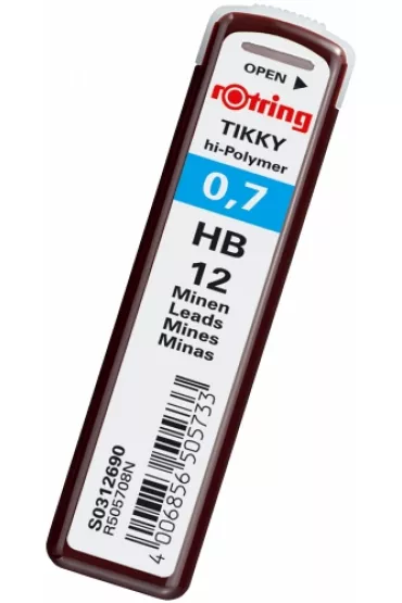 Rotring Grafity 0.7mm HB fiolka 12 pr�cik�w 152002