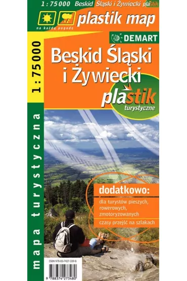 Beskid �l�ski i �ywiecki - mapa laminowana