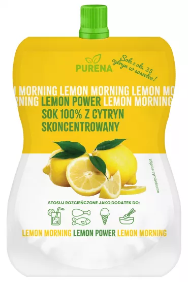 Purena Sok 100% z cytryn skoncentrowany Lemon Power 180 ml
