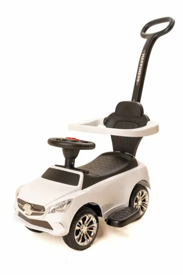 Odpychacz z daszkiem bia�y �wiat�o i d�wi�k Sabi Toys