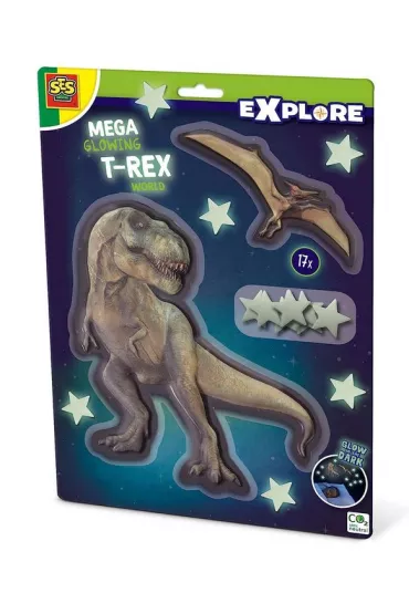 Explore Mega �wiec�cy w ciemo�ci T-Rex Ses Creative