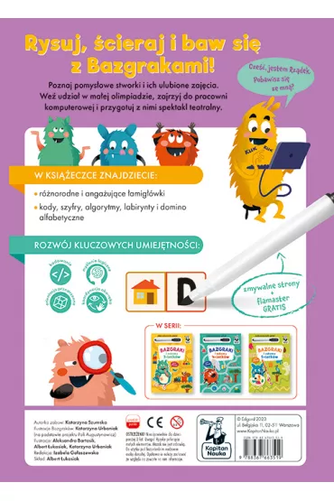 Bazgraki i zabawy 6-latkw. Kapitan Nauka - Katarzyna Szumska