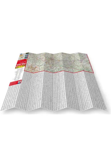Polska mapa samochodowa 1:700 000 foliowana 2025