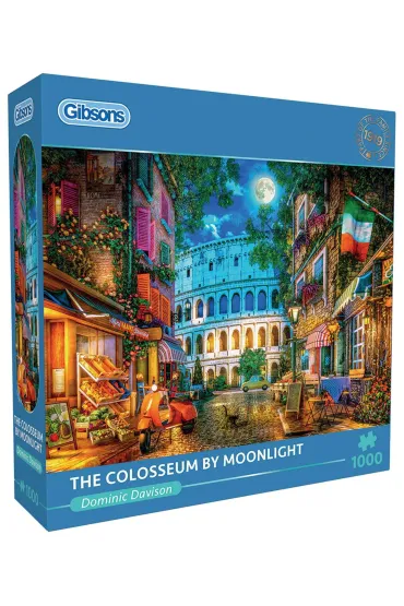 Puzzle 1000 Koloseum w blasku ksi�yca Rzym W�ochy 113724 Gibsons