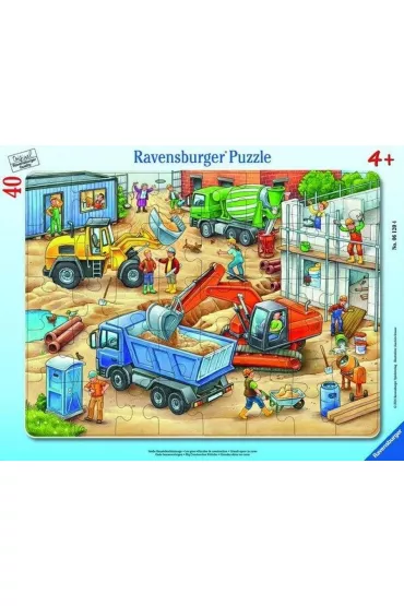 Puzzle 40 el. Wielkie pojazdy budowlane Ravensburger