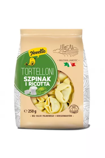Novelle Tortelloni Szpinak i Ricotta 250 g