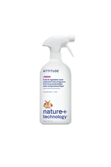 Attitude P�yn do mycia owoc�w i warzyw, bezzapachowy 800 ml