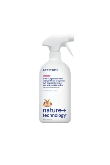 Attitude P�yn do mycia owoc�w i warzyw, bezzapachowy 800 ml