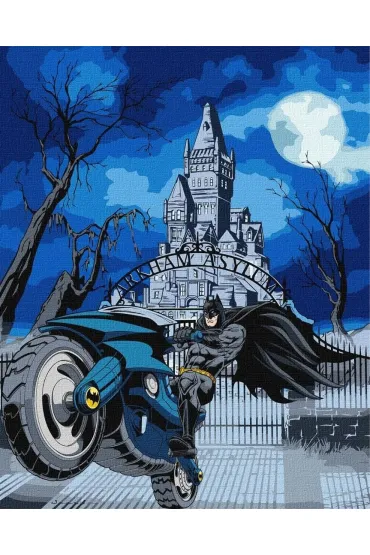 Ideyka Malowanie po numerach - Batman. Batcycle metal...