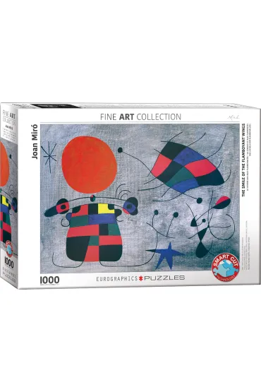 Puzzle 1000 el. U�miech ekstrawaganckich skrzyde� Eurographics