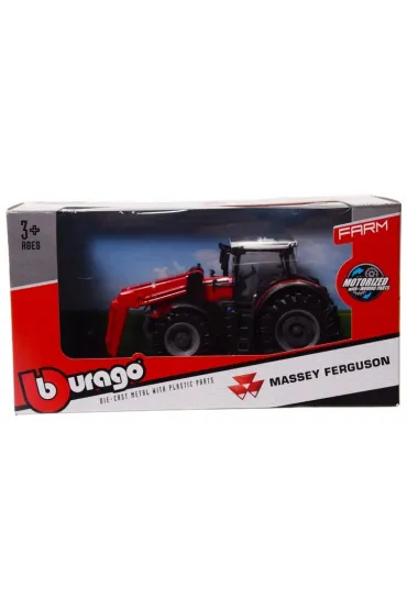 Bburago Model Traktor Massey Ferguson 8740S z �adowark�