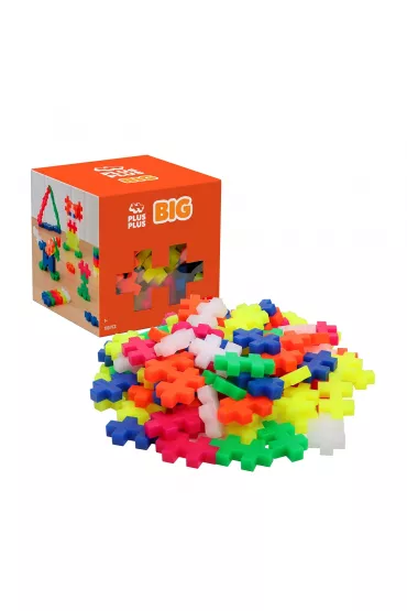Klocki Plus-Plus Big Zestaw W Kolorach Neon 100el