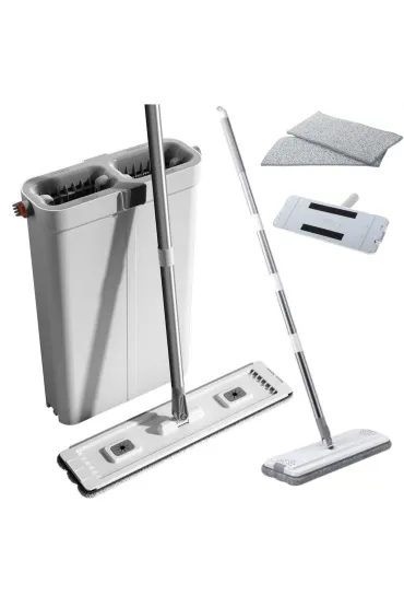LeanToys Mop p�aski z wiadrem dwukomorowym