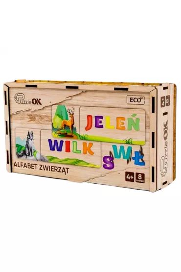 Puzzle alfabet zwierzat PuzzleOK