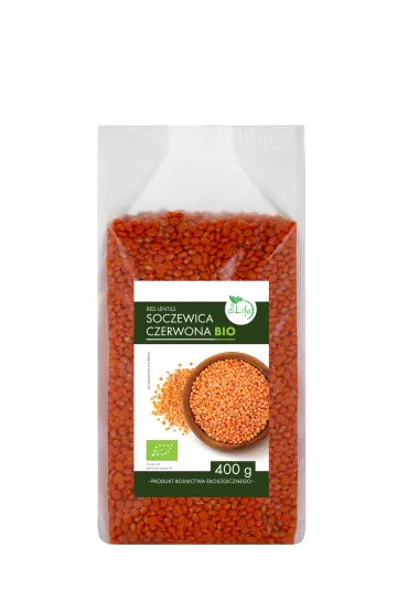 BioLife Soczewica czerwona 400 g Bio