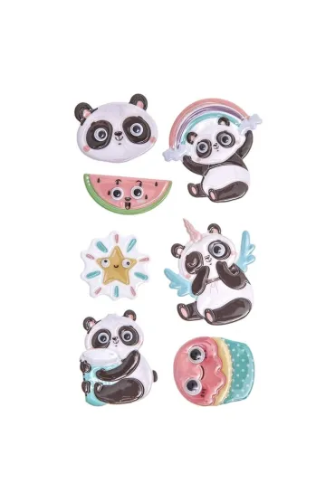 Dalprint Naklejki puffy pandy