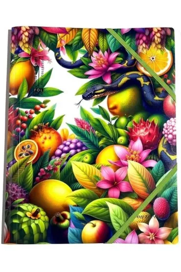 Fresh Teczka A4+ plastikowa z gumk� D�ungla