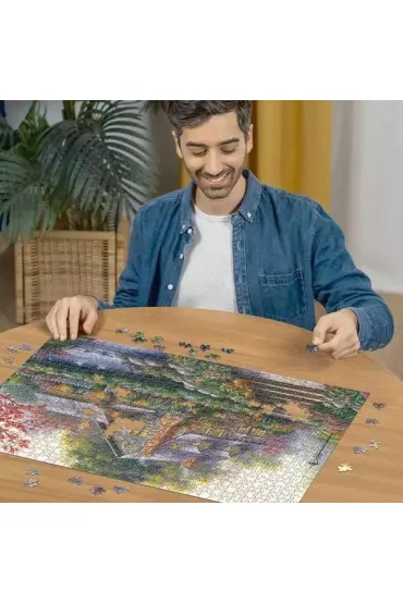 Puzzle 1000 el. Romantyczny domek na wsi Ravensburger