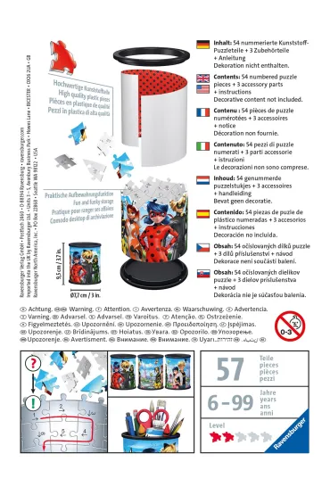Puzzle 54 el. 3D Przybornik Ravensburger