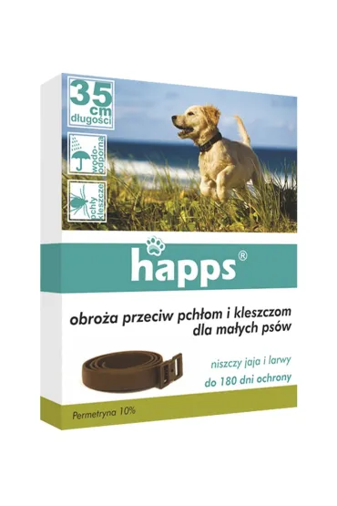 Happs Obro�a przeciw pch�om i kleszczom dla ma�ych ps�w