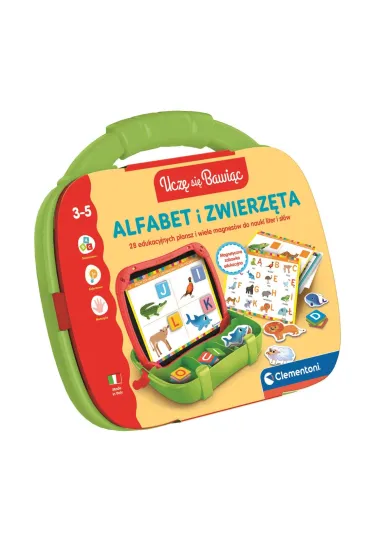 Alfabet i Zwierz�ta 3-5l walizka CLEMENTONI 50419  CLM