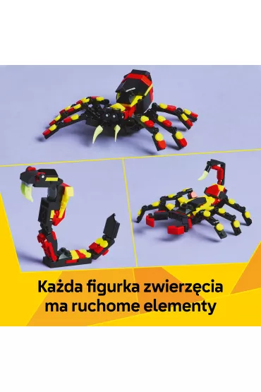 LEGO Creator 3 w 1 Dzikie zwierzta: niezwyky pajk 31159