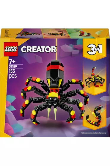 LEGO Creator 3 w 1 Dzikie zwierzta: niezwyky pajk 31159