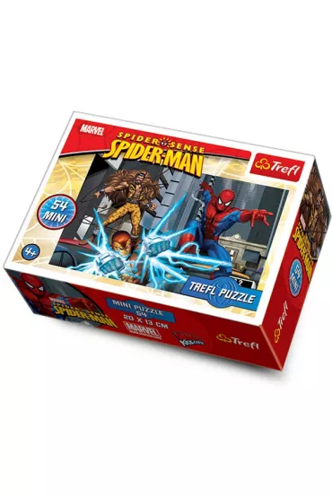 Puzzle mini 54 el. Spiderman 19372, 19373, 19374, 19375 Trefl