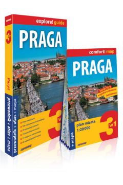 Praga explore! guide 3w1 Przewodnik + atlas + mapa