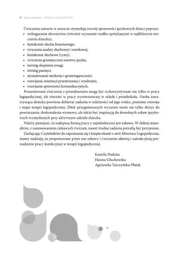 Lisek z Leonowa Utrwalanie g�osek L i LI m�wnica Logopedyczna - Agnieszka Tarczy�ska-P�atek, Hanna G�uchowska, Kamila  Dudziec