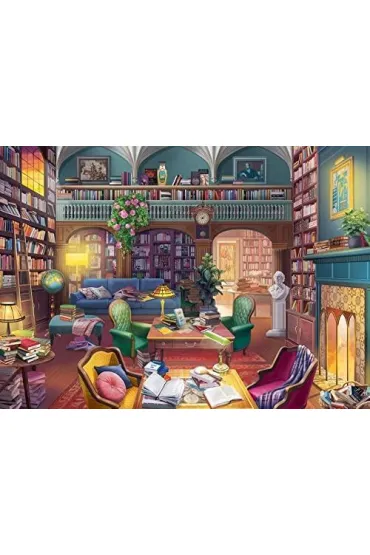 Puzzle 500 el. 2D Wymarzona biblioteka Ravensburger